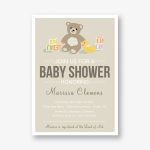 Teddy Bear Baby Shower Invitation