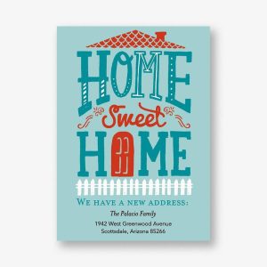 Home Sweet Home Moving Announcement