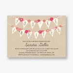 Rustic Banner Party Invitation