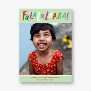 Fa-la-la Holiday Photo Card
