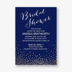 Gold Foil Stamped Champagne Bridal Shower Invitation