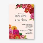 Vintage Floral Bridal Shower Invitation