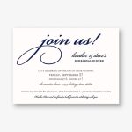 Join Us Rehearsal Dinner Invitation