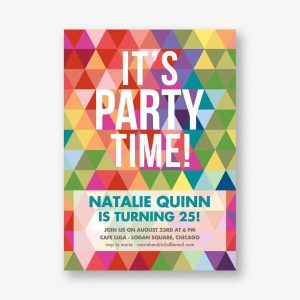 Prism Party Invitation