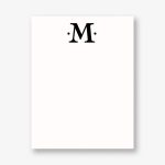 Fairfax Station Monogram A2 Stationery