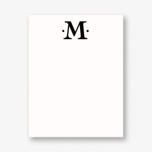 Fairfax Station Monogram A2 Stationery