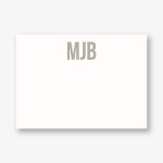 Bebas Monogram A6 Stationery