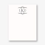 Vintage Marquis Monogram A2 Stationery