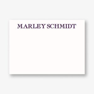 Simple Serif Stationery