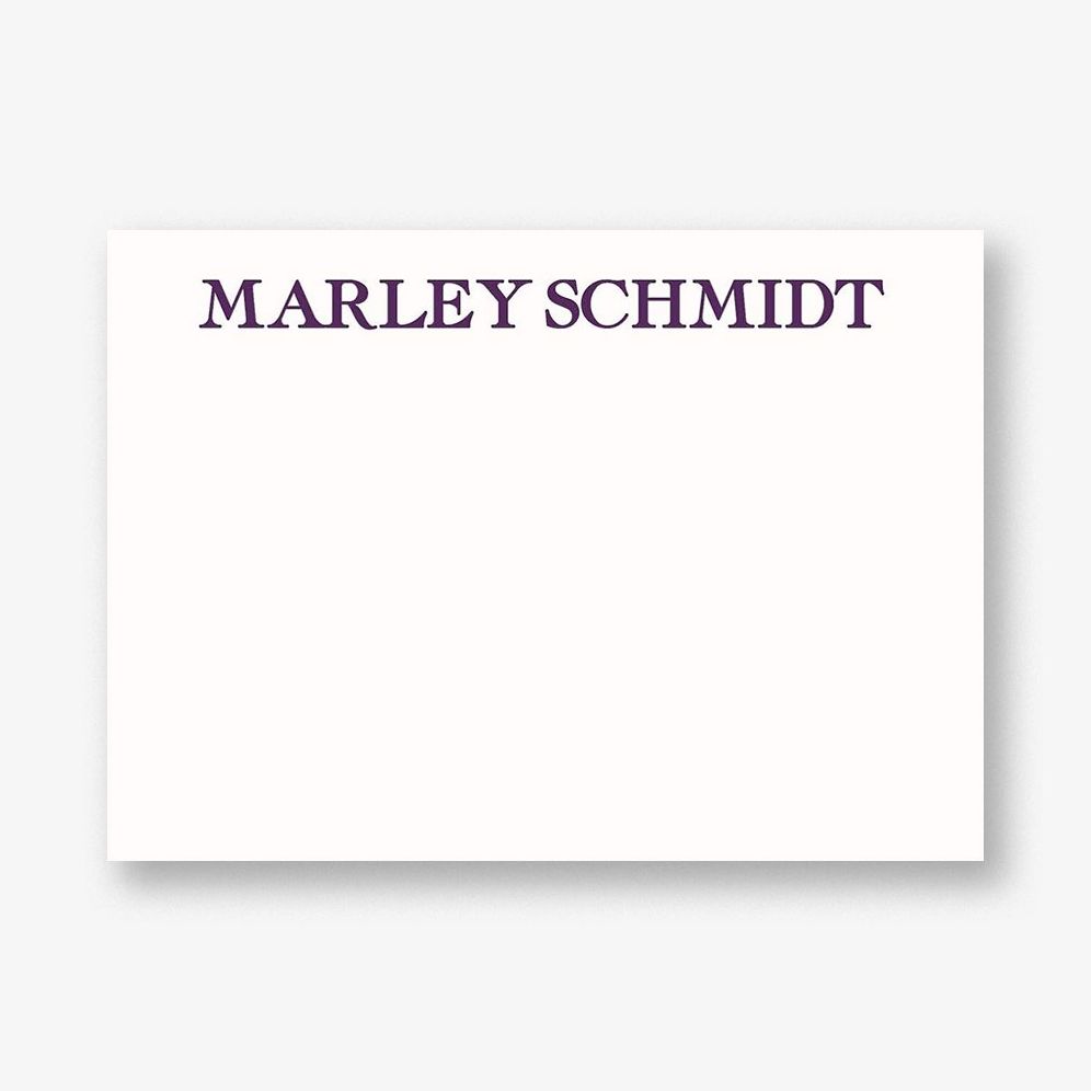 Simple Serif Stationery