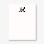 Currency Single Letter Monogram A2 Stationery
