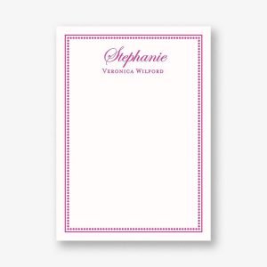 Beaded Border A6 Stationery