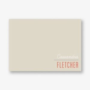 Stacked Dotted Line A6 Stationery