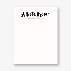 Note From A2 Stationery