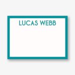 Thick Border A6 Stationery