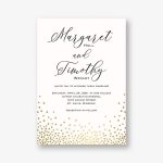 Champagne Wedding Invitation