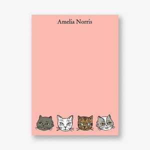 Cats A6 Stationery