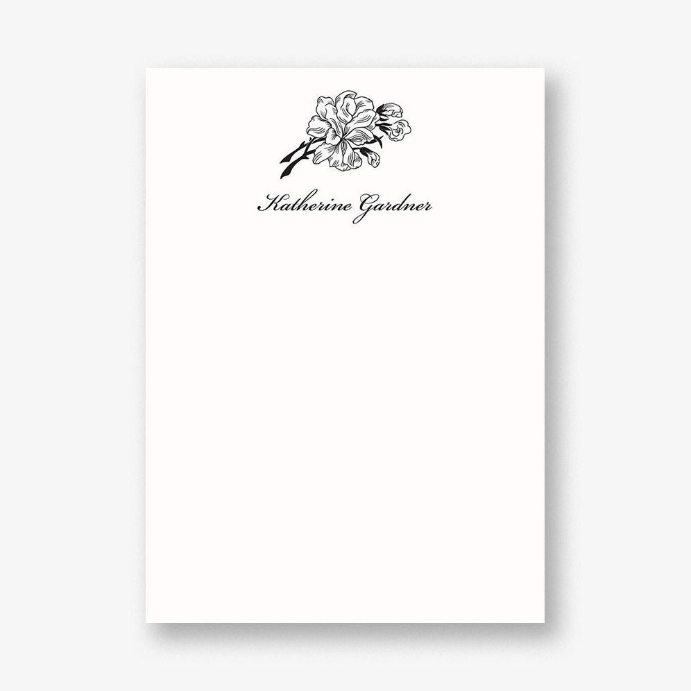 Bouquet Brooch Stationery