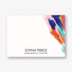 Painted A6 Stationery