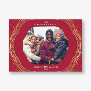 Diamond Arch Holiday Photo Card