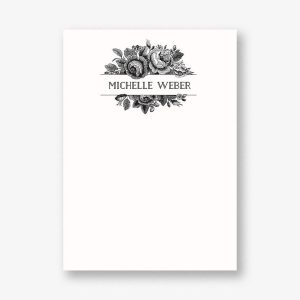 Vintage Floral A6 Stationery