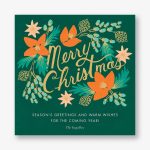 Wintergreen Christmas Holiday Card