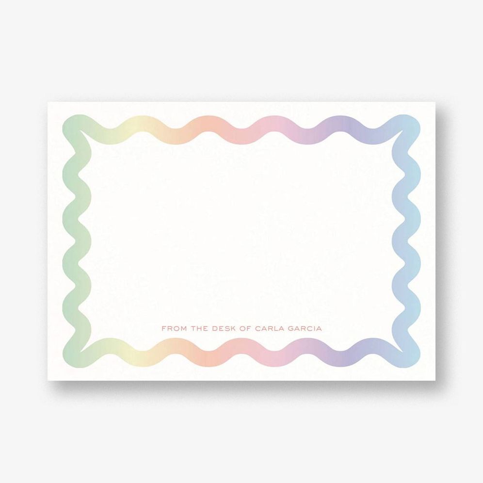 Gradient Wave Stationery