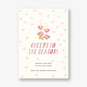 Cheers to the Season Holiday Card