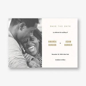 Our Day Save the Date Card