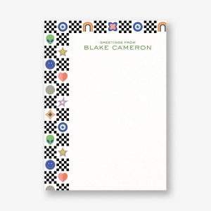 Checkered Icons Stationery