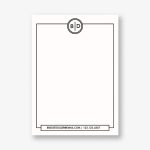 Outline A6 Stationery
