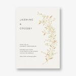 Cornelia Cream Wedding Invitation