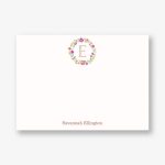 Floral Monogram A6 Stationery