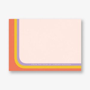 Retro Curves Stationery