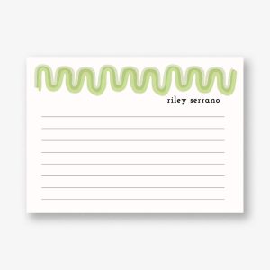 Doodle Wave Bright Stationery