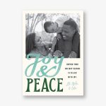 Greatest Gift Green Holiday Photo Card