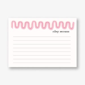 Doodle Wave Pastel Stationery