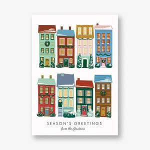 Holiday Houses Holiday Card