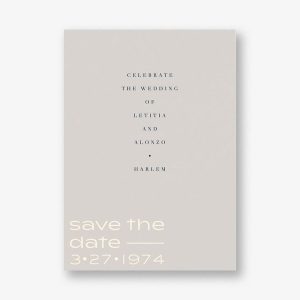 Honor Save the Date Card
