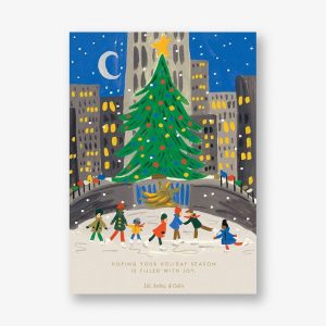 Skating in the City Holiday Card