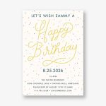 Confetti Party Invitation