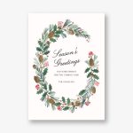 Farmhouse Garland Holiday Card