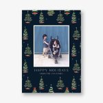 Tinsel Tree Holiday Photo Card