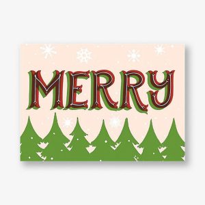 Merry Trees Holiday Photo Card