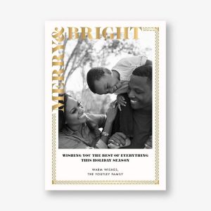 Bright Holiday Photo Card