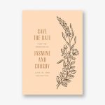 Wild Meadows Bellini Save the Date Card