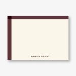 Oxblood Framed Stationery