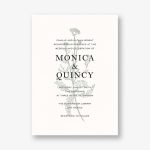 Fine Dandelion Wedding Invitation