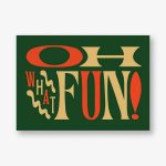 Just for Fun Green Holiday Card