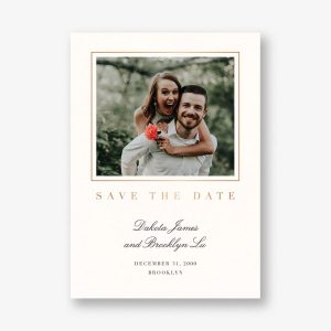 This Moment Foil Save the Date Card